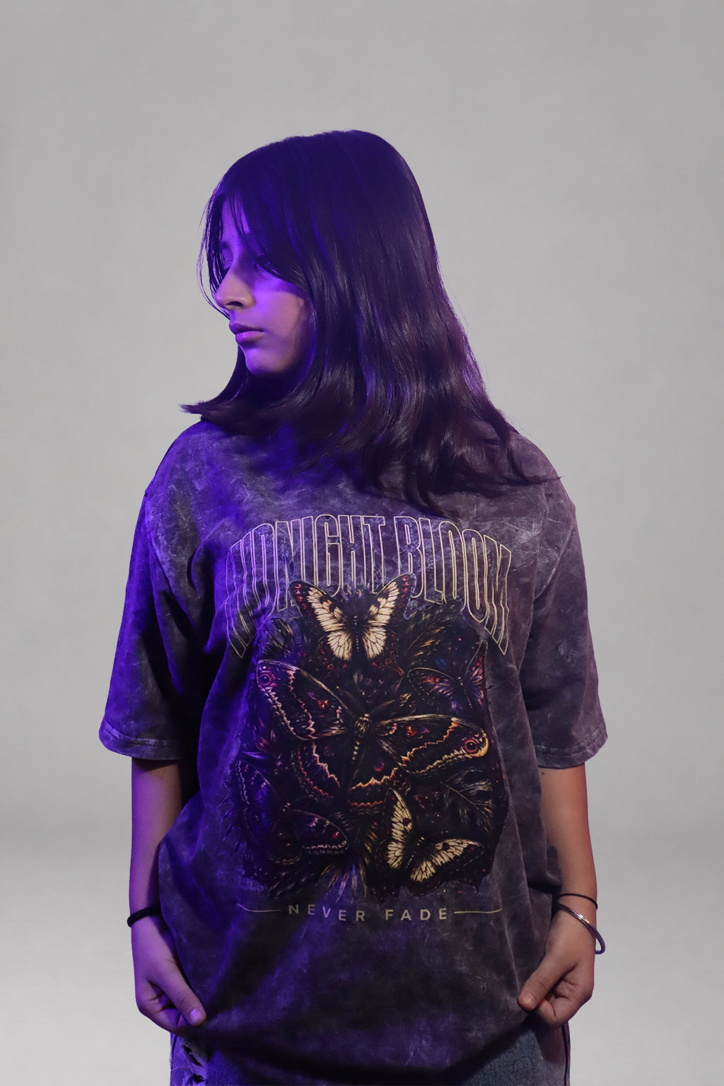 Midnight Blue Acid Wash T-Shirt