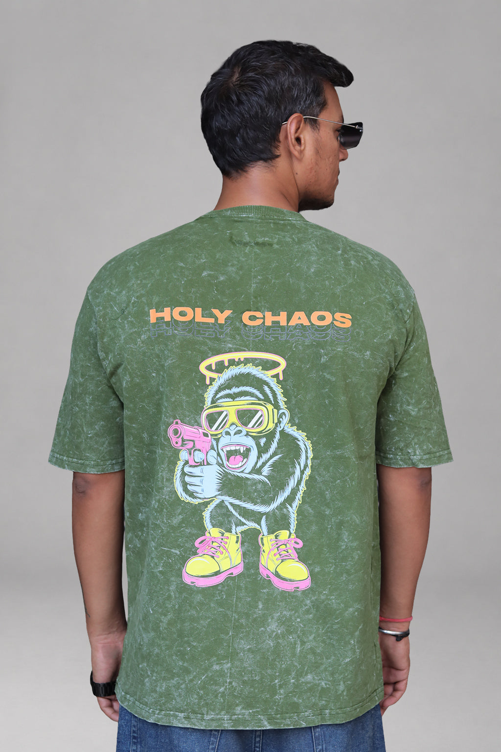 Holy Chaos Acid Wash T-Shirt