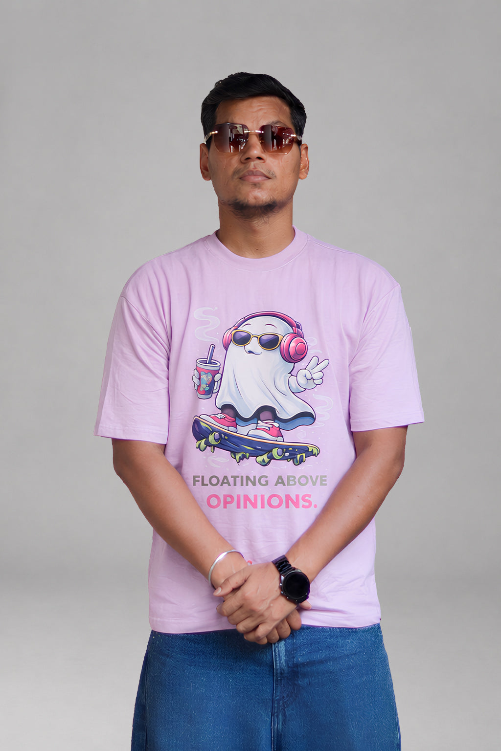 Floating above opinions T-shirt