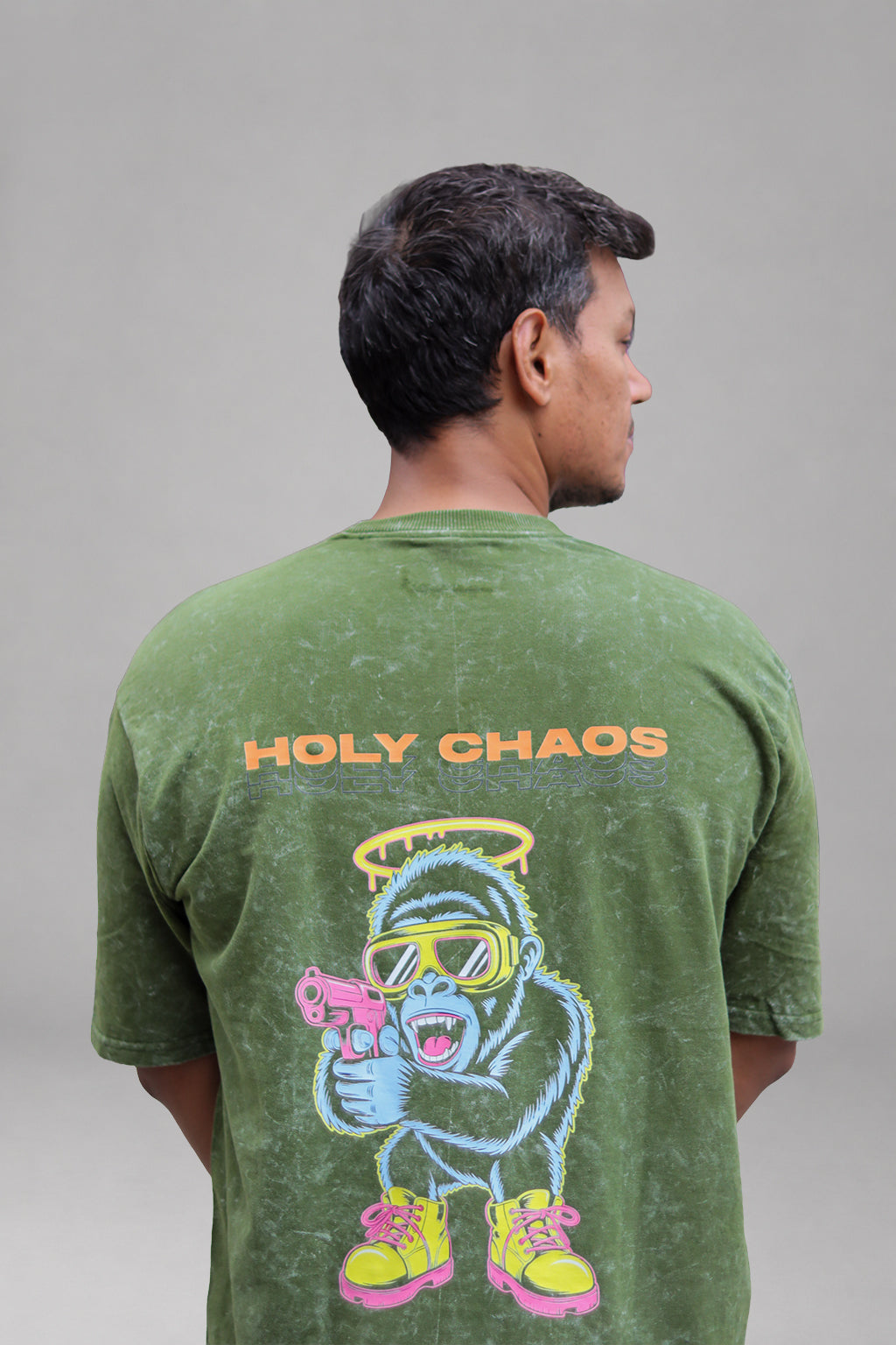 Holy Chaos Acid Wash T-Shirt