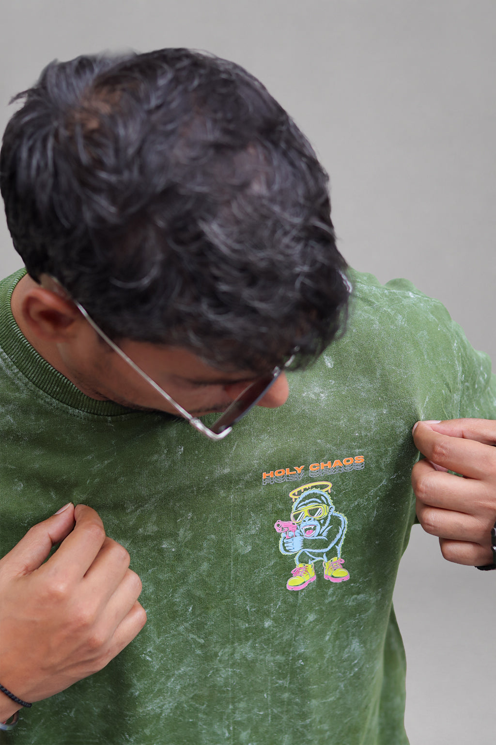 Holy Chaos Acid Wash T-Shirt