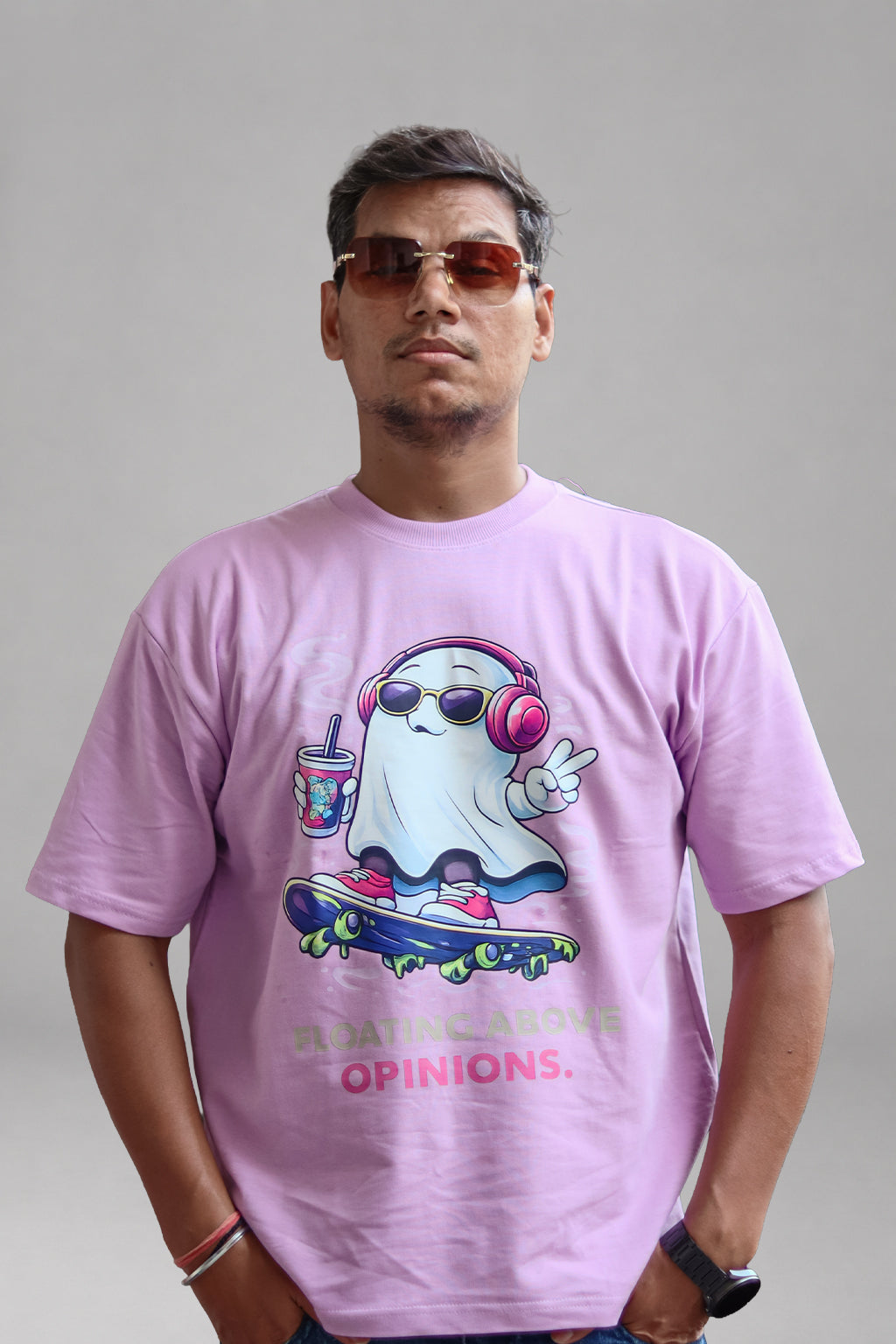 Floating above opinions T-shirt