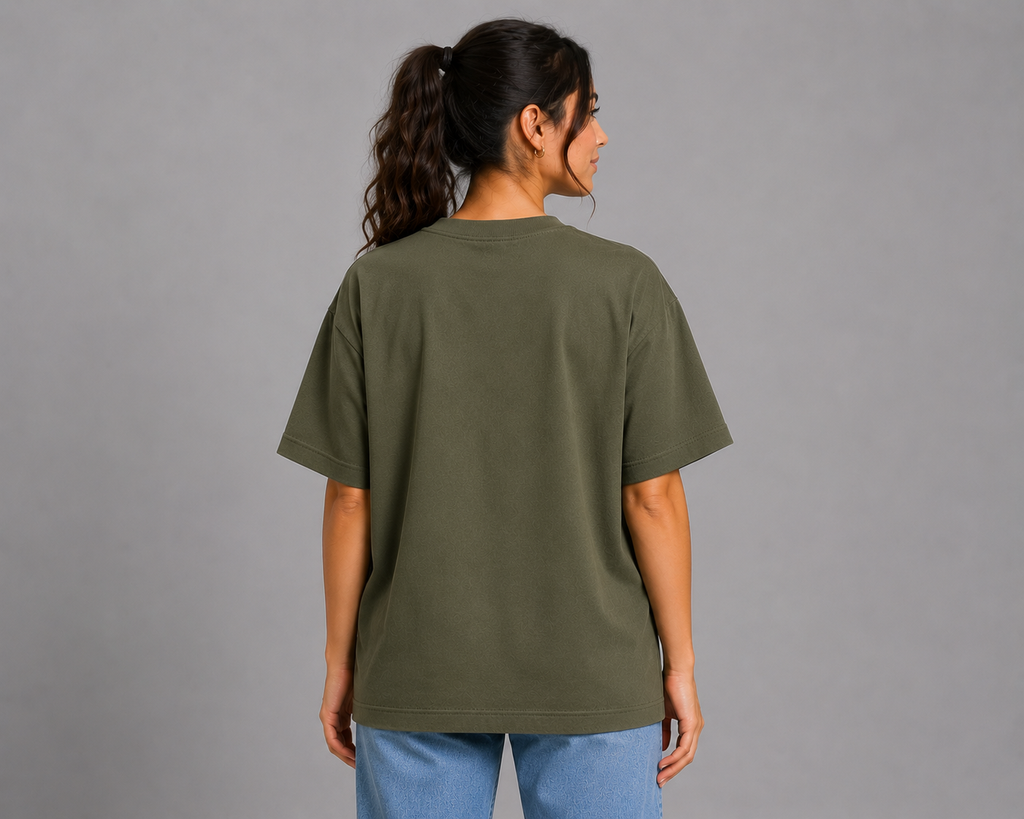 Plain Army Green T-Shirt