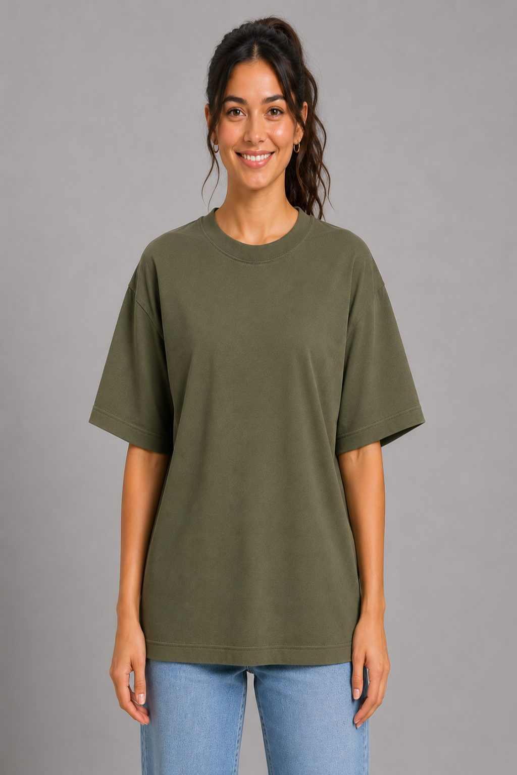 Plain Army Green T-Shirt