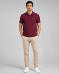 Plain Maroon Polo T-Shirt