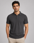 Plain Charcoal Polo T-Shirt