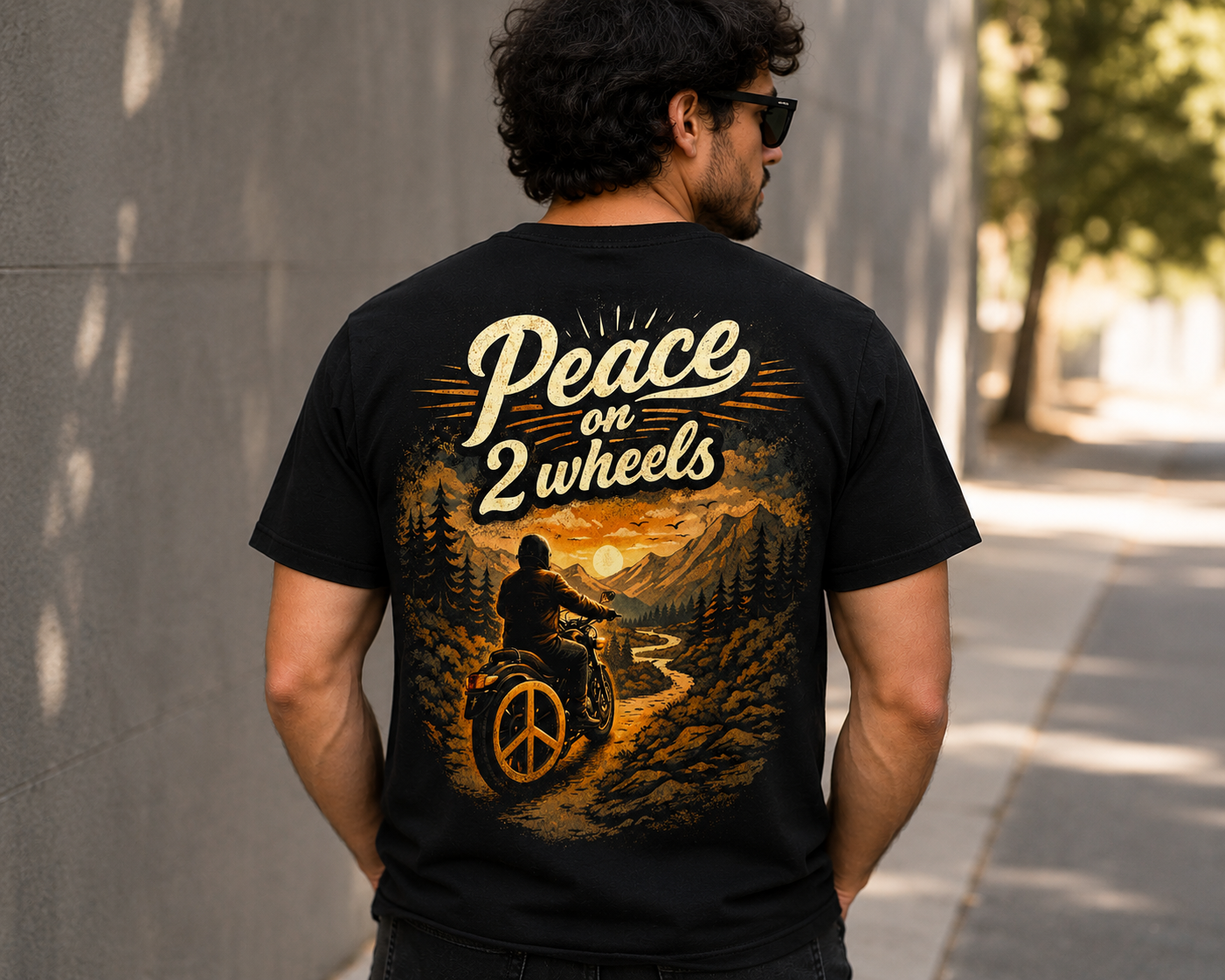 Peace on wheels T-Shirt