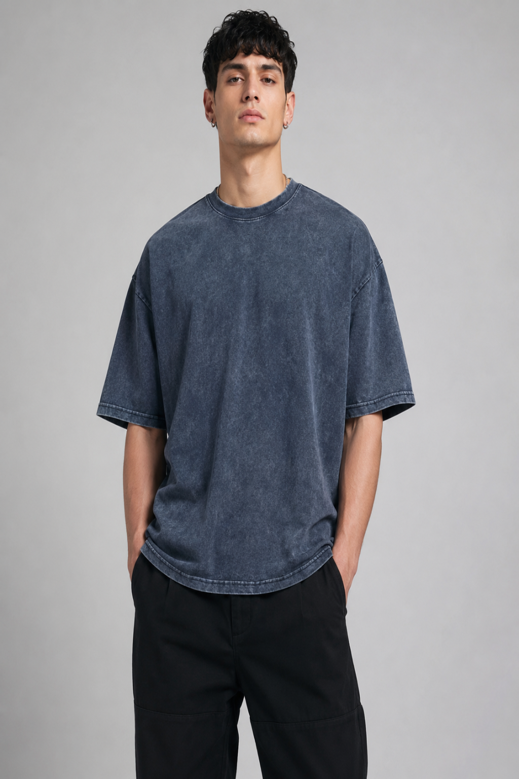 Plain Acid Wash T-Shirt