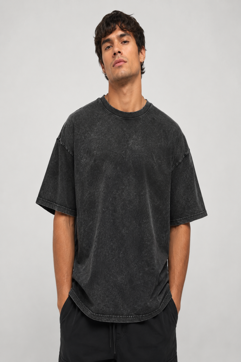 Plain Acid Wash T-Shirt