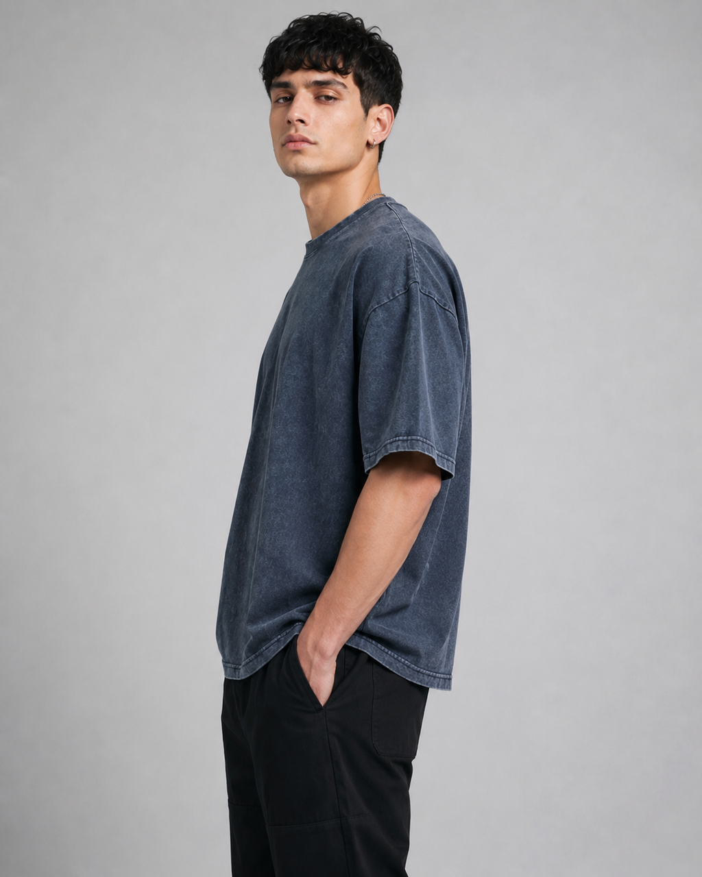 Plain Acid Wash T-Shirt
