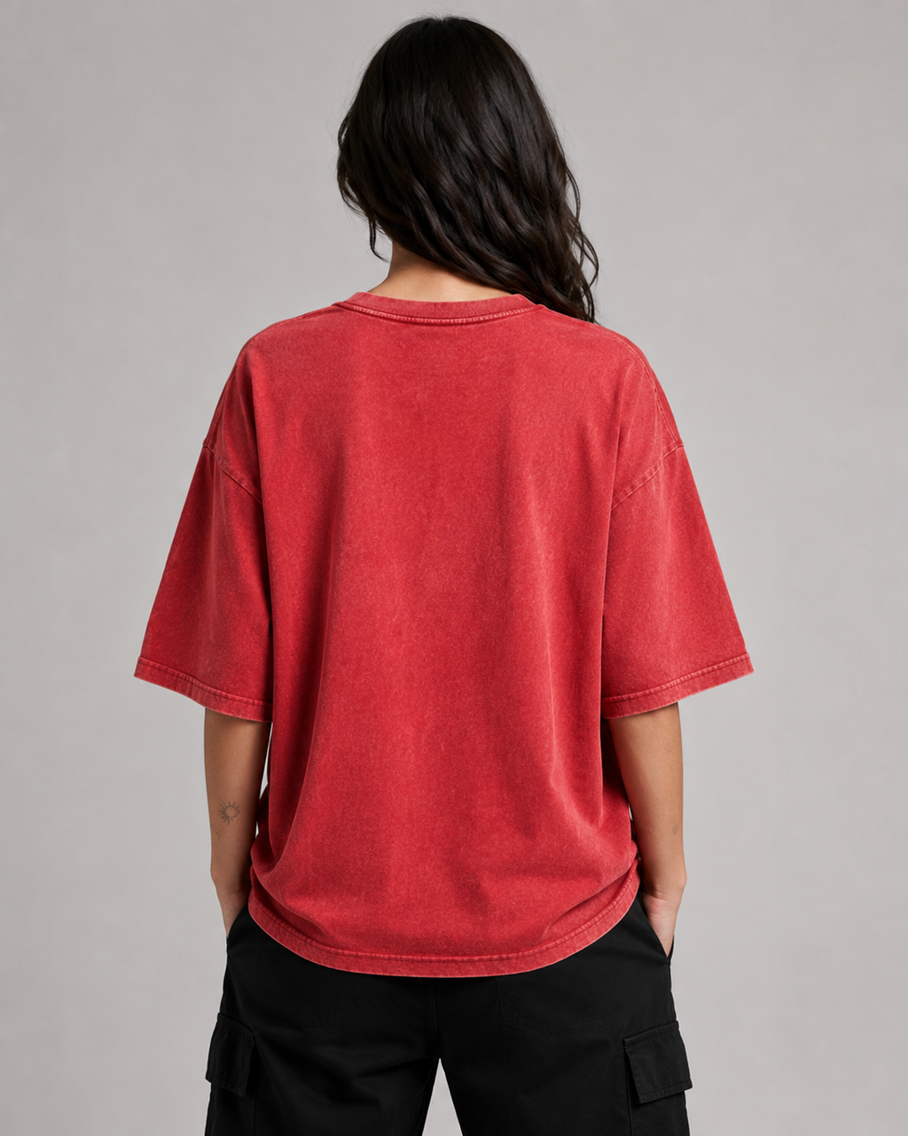Plain Acid Wash T-Shirt