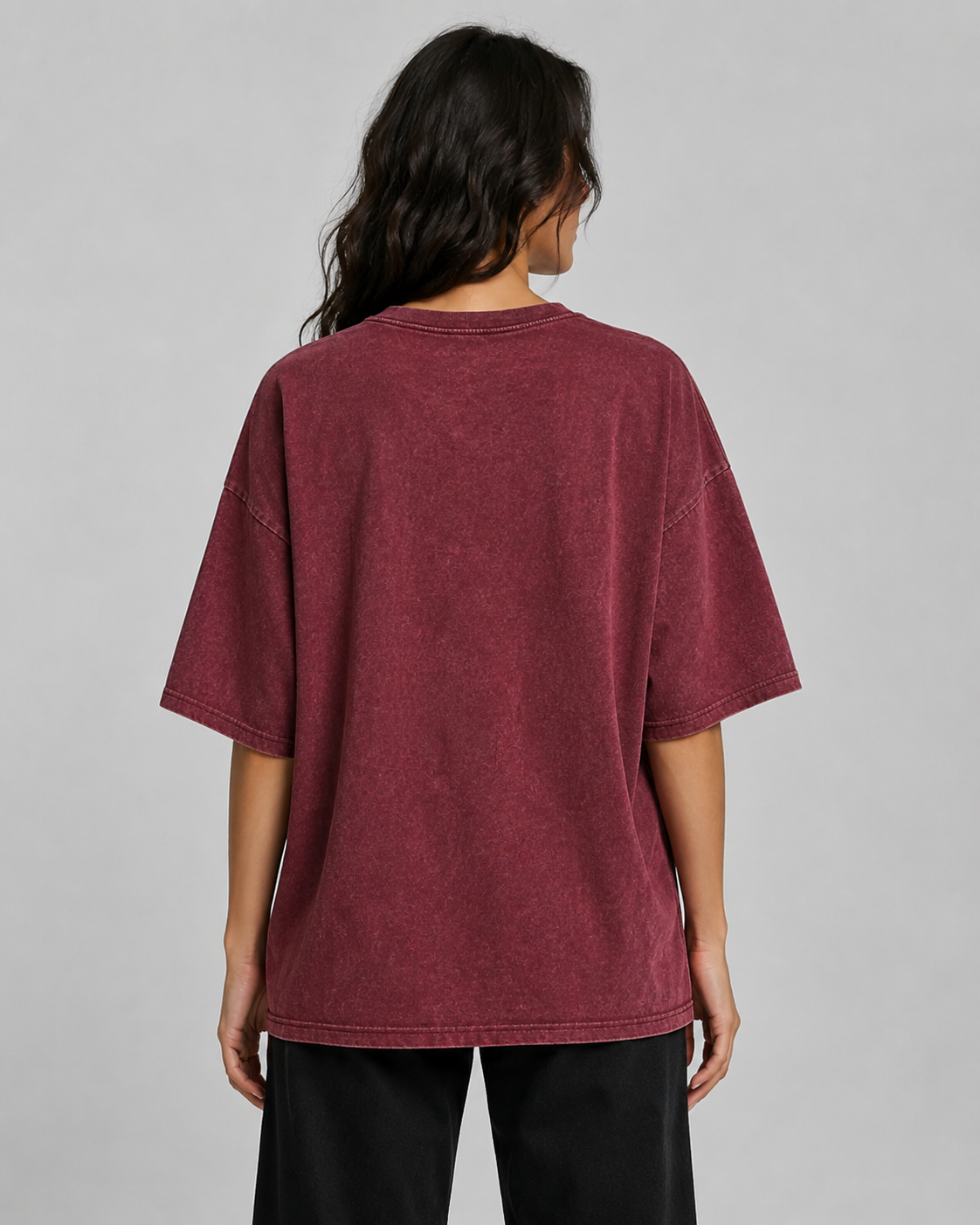 Plain Acid Wash T-Shirt
