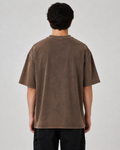 Plain Brown Acid Wash T-Shirt