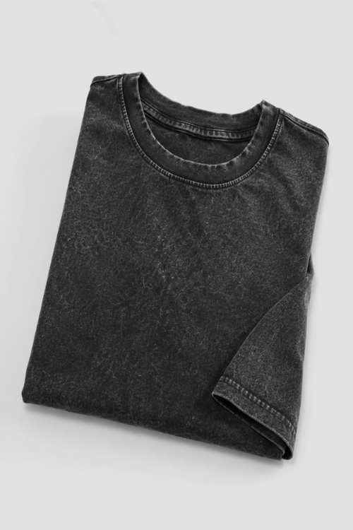 Plain Acid Wash T-Shirt